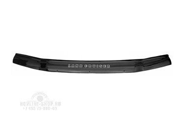 Дефлектор капота (ЕВРО крепеж) TOYOTA LAND CRUISER 100 1998-2007 внедорожник