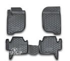 Коврики в салон MITSUBISHI Pajero Sport, 2008-2012 4 шт. (полиуретан, серые)